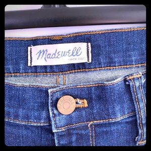 madewell high riser skinny jean dark rinse